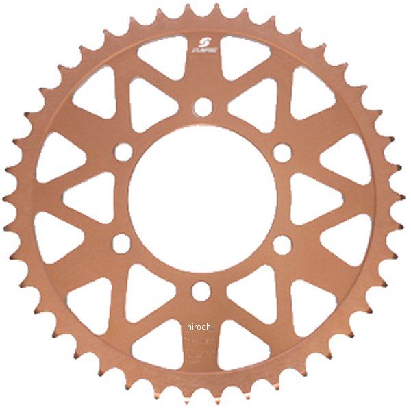 ゲイルスピード GALE SPEED スプロケット 520-43T アルミ製モリブデントリートメント ブロンズ 28352043 JP店