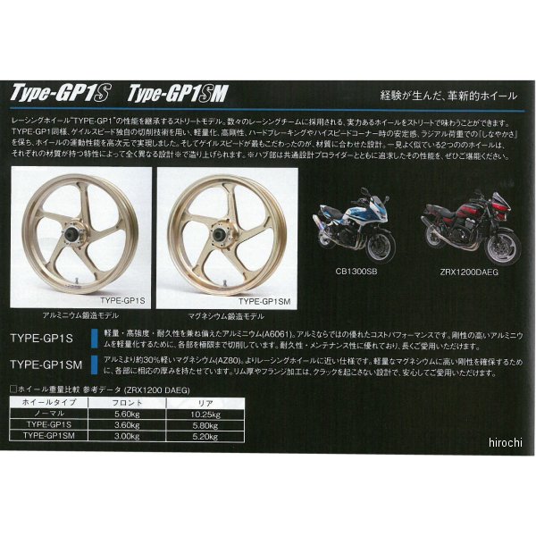 ゲイルスピード GALE SPEED リアホイール TYPE-GP1S 550-17 11年-14年 GSR750 ゴールド 28855133 JP店 3