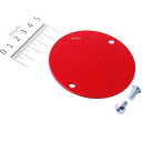 【メーカー在庫あり】 Gクラフト クラッチカバー 汎用 フラットタイプ 赤 33022G JP店(2)