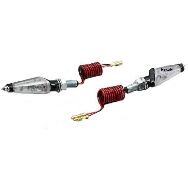 【メーカー在庫あり】 ハリケーン LED ダガー ウインカー ブラックボディ クリア 汎用 HA5223BC JP店