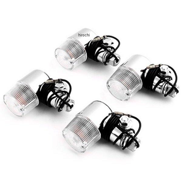 【メーカー在庫あり】 ハリケーン ミニウインカーキット (クリアレンズ) ・TW225E ・TW200E 丸型ライト車 HA5702C-02 JP店