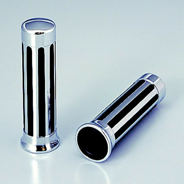 【メーカー在庫あり】 ハリケーン BSグリップ φ7/8インチハンドル用 クロームメッキ HA7447 JP店