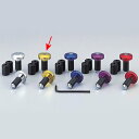 【メーカー在庫あり】 ハリケーン アルミ削り出しサイドキャップ ゴールド Φ7/8インチハンドル用 HB0340G JP店