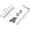 【メーカー在庫あり】 ハリケーン 盗難防止ボルトセット M6ボタンボルト(6X15) HN4615S JP店