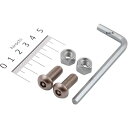 【メーカー在庫あり】 ハリケーン 盗難防止ボルトセット M8ボタンボルト(8X20) HN4820S JP店