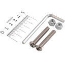【メーカー在庫あり】 ハリケーン 盗難防止ボルトセット M6ボタンボルト(6X40) HN4640S JP店