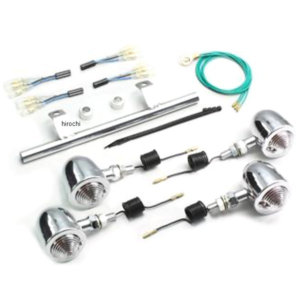 ハリケーン ブレットウインカーキット ボルトC スペック φ50mm クリアレンズ HA5349C JP店