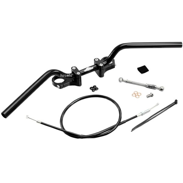 YAMAHA - ハリケーン BMコンチ2型バーハンドルキット YZF-R25、YZF-R3 黒 HBK685BS JP店