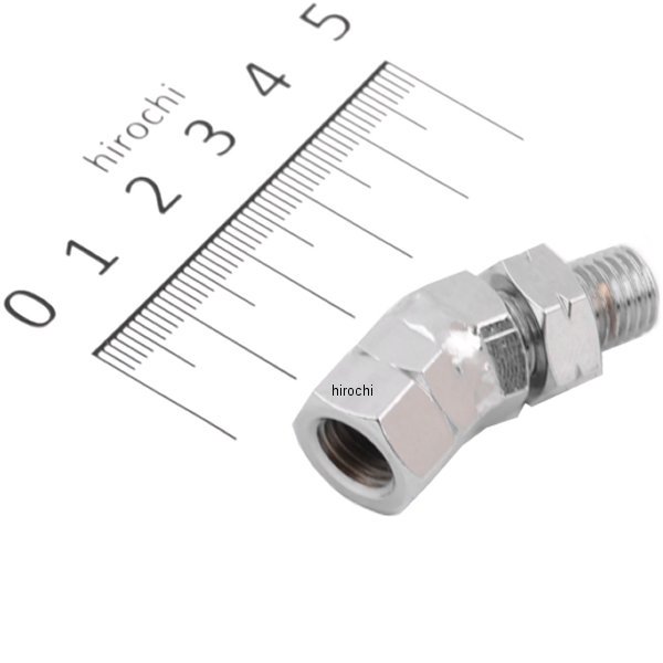 【メーカー在庫あり】 ハリケーン ミラー角度調整アダプター メッキ 右用 ヤマハ純正ミラー 中・大型車..