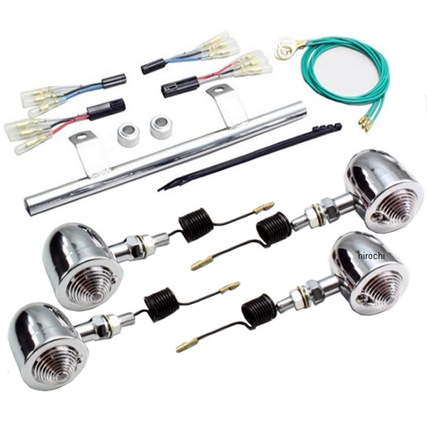 ハリケーン ブレットウインカーキット ボルト/R/ABS クリアレンズ HA5348C JP店