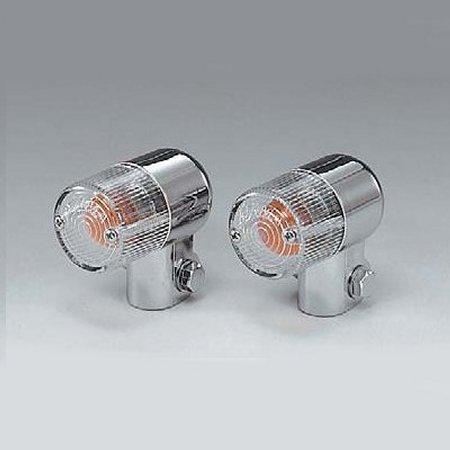 【メーカー在庫あり】 キジマ ウインカーランプ スモール 12V23W クローム/クリア 左右ペア 219-5082 JP店