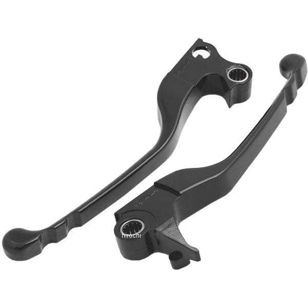 【メーカー在庫あり】 キジマ スリムレバー 96年以降 Big Twin ベアリング付 アルミ黒 (左右ペア) HD-04348 JP店