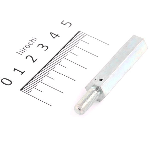 【メーカー在庫あり】 キタコ 六角支柱 (クロメート) M6 x P1.0 長さ:40mm 0900-011-06040 JP店 2