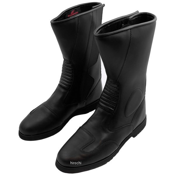 K520 コミネ KOMINE サイドジッパーブーツ 黒 24.5cm 4560163772443 JP店