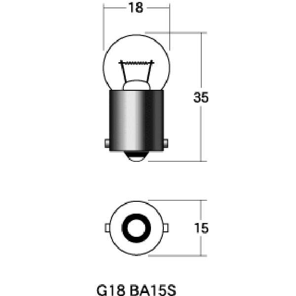 【メーカー在庫あり】 M&H マツシマ 口金シングル球 6V8W ウインカー球 (オレンジ) (1個売り) 1P5007OR JP店