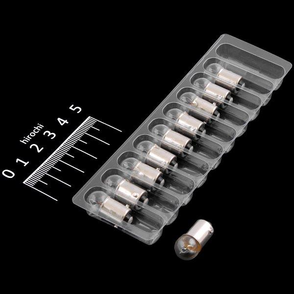 【メーカー在庫あり】 M&H マツシマ ノーマルバルブ 12V3.4W メーター/ポジション球 (クリア) 1箱 (10..