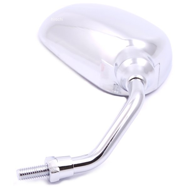 【メーカー在庫あり】 SP武川 ミニミラー M8mm 正ネジ右ミラー 取付け時 幅165mm 高さ155mm ミラー寸法..