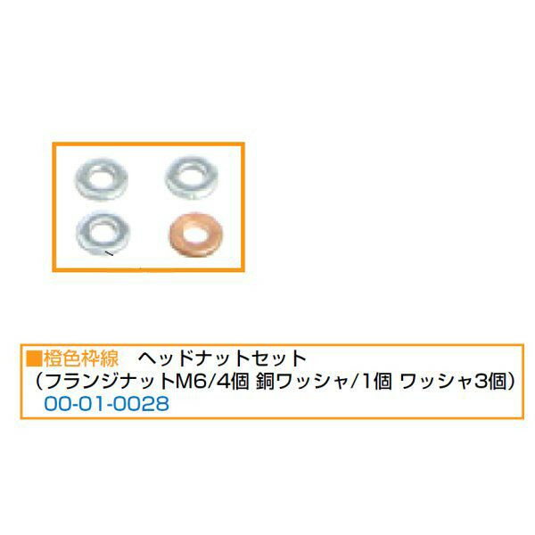SP武川 リペアパーツ 旧タイプDOHCヘッド用 ヘッドナットセット フランジナット 銅ワッシャ ワッシャ モンキー ゴリラ 00-01-0028 JP店