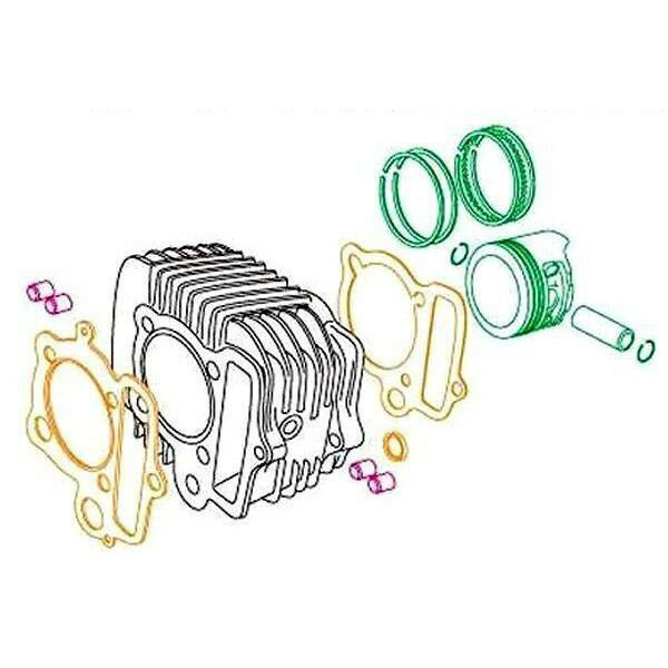 【メーカー在庫あり】 SP武川 Rステージ＋D 106cc リペアパーツ Hシリンダーキット アルミ製 鉄スリーブ モンキー ゴリラ 01-04-7106H JP店