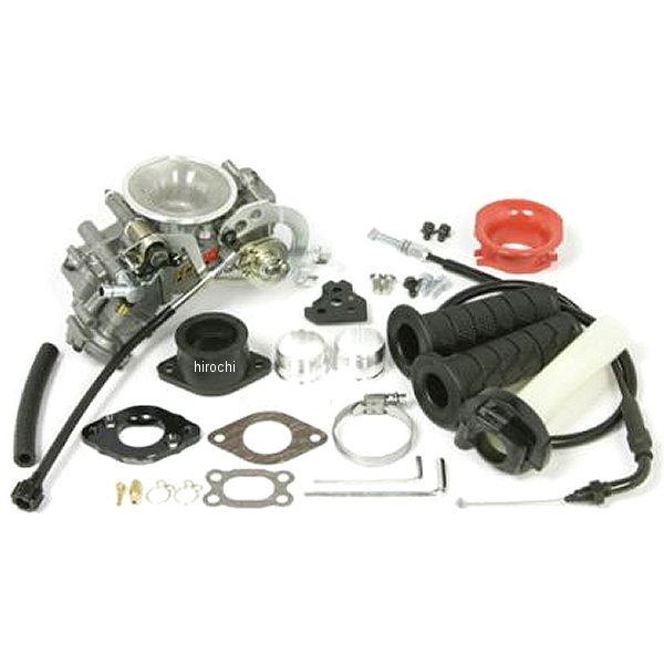 SP武川 FCRダウンドラフトキャブレター(DOHC/デスモ用) モンキー、ゴリラ ブラックアルマイト 03-05-0196 JP店