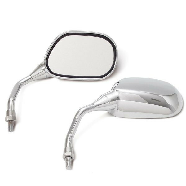 SP武川 ミニミラー M10mm 正ネジ左ミラー 取付け時 幅165mm 高さ155mm ミラー寸法 幅110mm 高さ73mm ネ..