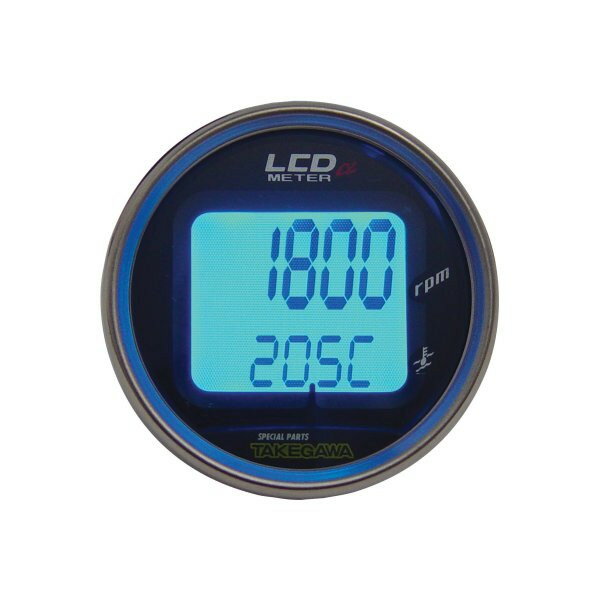 【メーカー在庫あり】 SP武川 LCD・タコ＆テンプメーター(55mm) Ape50/100 09-05-0145 JP店