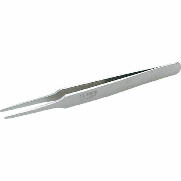 ・幅広い用途に使えるヘラ型ピンセットです。・ハンダボールなど、つかみにくい対象物も安定して保持できます。・ハンダボール除去に。・保護フィルムはがしに。・全長(mm)：118・幅(mm)：9.6・先端幅(mm)：2(R仕上げ)・先端：直型・材...