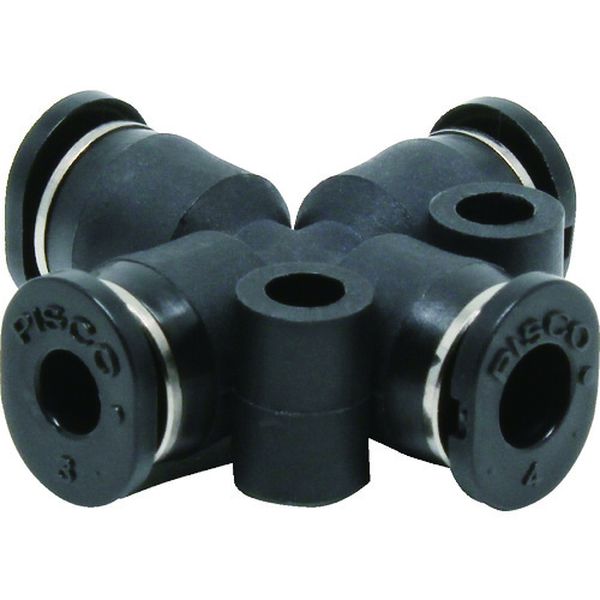 【メーカー在庫あり】 PZC43M (株)日本ピスコ ピスコ チューブフィッティングミニタイプ クロスC 4×3 P..