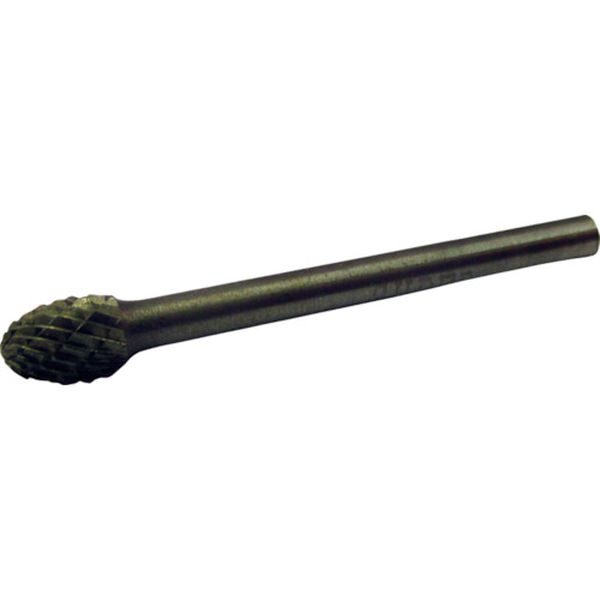 【メーカー在庫あり】 スーパー超硬バー オール超硬タイプ 卵型(ダブルカット)刃径：5.0mm 刃長：7.1mm..