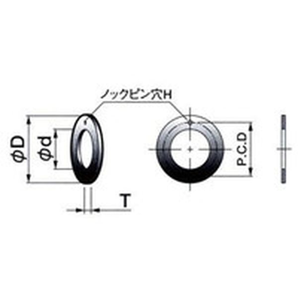 【メーカー在庫あり】 オイレス工業(株) オイレス ドライメットLFワッシャー LFW-1...