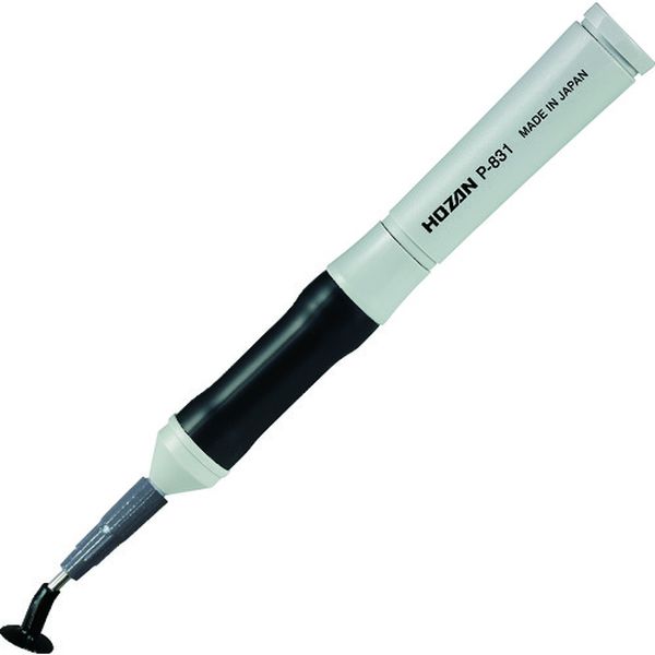 ・操作性を向上させた新設計のバキュームピックです。・空気室を指先で圧縮し、目的物に押し当ててからはなすと吸い付きます。・付属品を本体内に収納できます。・ESD対策仕様商品です。・傷がつきやすい部品のピックアップ。・全長(mm)：137・本体...