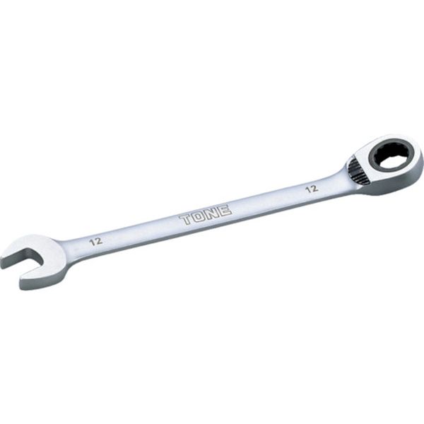 ・切り替えレバーにより容易に正逆の切り替えが可能です。・ラチェットめがね側は13°オフセットです。・レバーはヘッドの厚みから突き出していないため邪魔にならず誤作動もおきません。・12角部のCリングによりスタッドボルトなどのナットの締付時もナットから抜けてしまわず固定可能です。・グッドデザイン賞受賞品です。・薄型のラチェットヘッドには72枚ギアを装備しているため少ない送り角5度を実現しました。・対辺寸法(mm)：12・厚さ(mm)スパナ：6.0・厚さ(mm)めがね：8.2・全長(mm)：172・対辺(mm)：12・構造用鋼・表面処理：メッキ処理・生産国 台湾・JANコード 4953488203196・質量 70g・コード：294-4472 ・品目：RMR12RMR-12楽天 JP店　