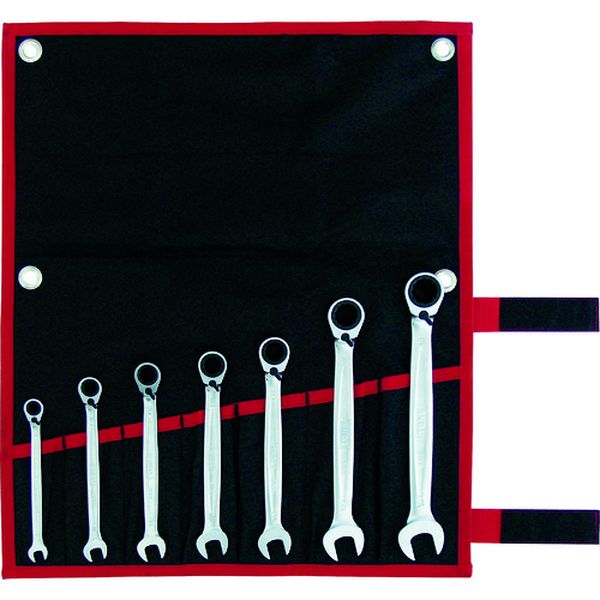 【メーカー在庫あり】 TONE(株) TONE 切替式ラチェットめがねレンチセット 7pcs RMR700 JP店