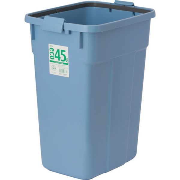 ・再生ポリプロピレンを使用した環境配慮製品です。・色：ブルー・間口(mm)：340・奥行(mm)：445・高さ(mm)：570・容量(L)：45・グリーン購入適合品・エコマーク認定品・フタロック式・再生ポリプロピレン(PP)・フタは別売です...