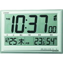 【メーカー在庫あり】 8RZ199019 リズム(株) シチズン 電波 壁掛け・置き時計 温湿度計付き シルバー 279*407*24 8RZ199-019 JP店