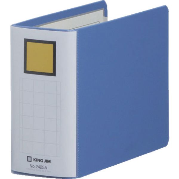【メーカー在庫あり】 (株)キングジム キングジム キングファイルSDDE B6E 青 2425ABLUE JP店