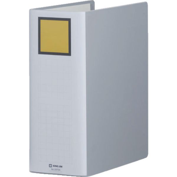 【メーカー在庫あり】 (株)キングジム キングジム キングファイルSDDE A4S グレ- 2470AGRAY JP店
