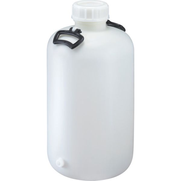 【メーカー在庫あり】 瑞穂化成工業(株) 瑞穂 ポリタンク 取手付き 広口瓶 30L＋3/...