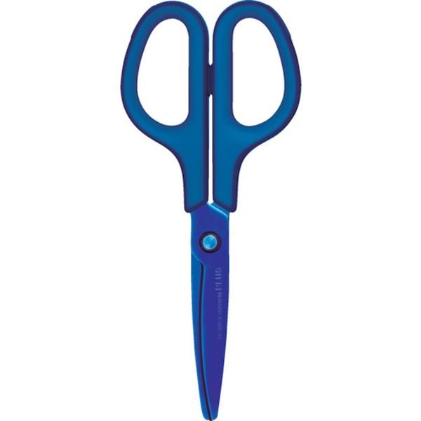 【メーカー在庫あり】 34518)ハサミ フィットカットカーブ チタンコート SC-175ST 左右対称グリップ チタンブルー 34518 JP店