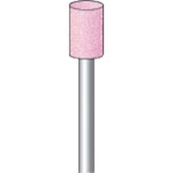 【メーカー在庫あり】 (株)ナカニシ ナカニシ 軸付砥石 10本入 円筒型 φ7×10×軸φ3 WA ＃100 42426 JP店