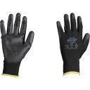 【メーカー在庫あり】 481266 ウレタン背抜手袋 エッジ 48-126 ブラック XSサイズ 48-126-6 JP店