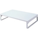 【メーカー在庫あり】 A73300 (株)LIHIT リヒト 机上台(幅390mm・ロータイプ) 白 A7330-0 JP店