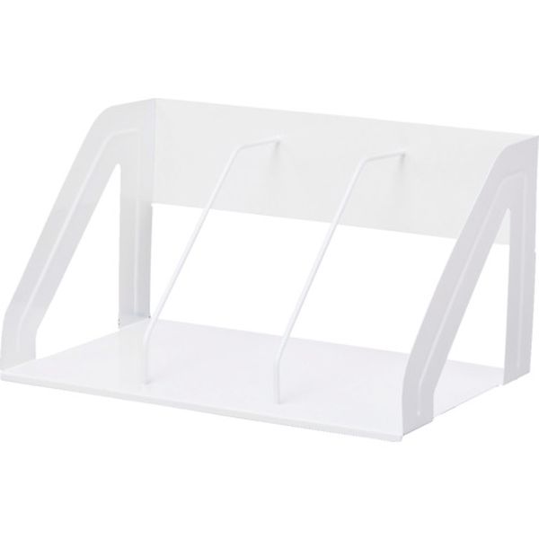 Organize Goods - 【メーカー在庫あり】 A73450 (株)LIHIT リヒト ブックスタンド 白 A7345-0 JP店