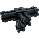 【メーカー在庫あり】 AFB4WH トラスコ中山(株) TRUSCO 25mmアルミフレーム用ジョイント 4方向 穴付き AFB-4W-H JP店(4)