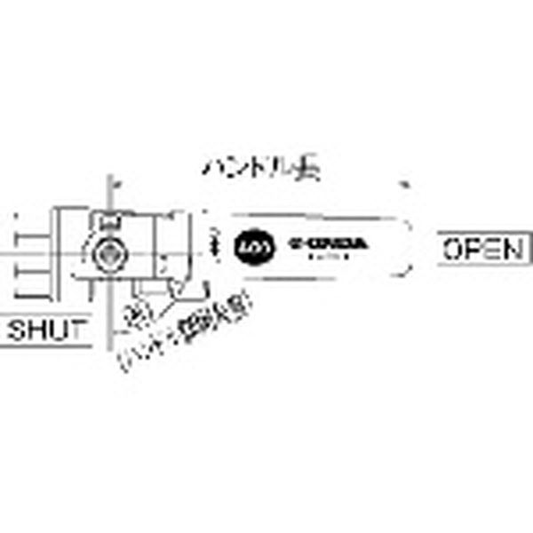 株式会社ヒロチー商事 楽天市場店の【メーカー在庫あり】 F232 (株)オンダ製作所 オンダ製作所 F2型(コンパクトボール) Rc1 1/4 F2-32 JP店｜アングル2