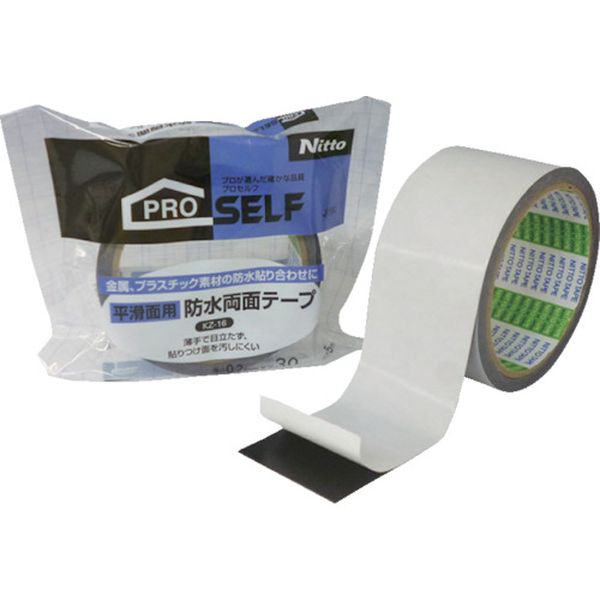 ・薄手タイプの防水両面テープです。・アクリル系粘着剤なので貼り付け面が汚れにくいです。・金属・プラスチック素材などに。・色：黒・幅(mm)：30・長さ(m)：5・厚さ(mm)：0.2・粘着力4.25N/10mm・基材:特殊ポリオレフィン・粘着剤:アクリル系・生産国 日本・JANコード 4904140779801・質量 63gJ1980楽天 JP店　
