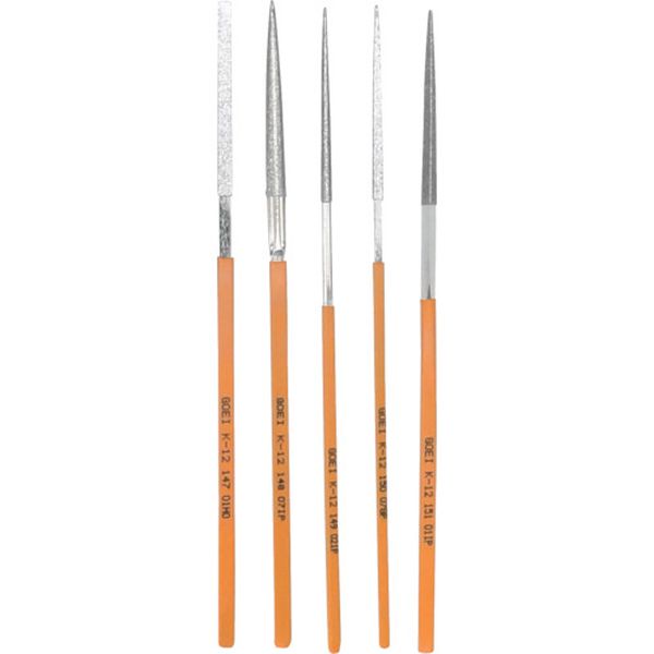 【メーカー在庫あり】 K12SET (株)呉英製作所 呉英 DIAヤスリ K-12 5種類セット 146 K-12-SET JP店