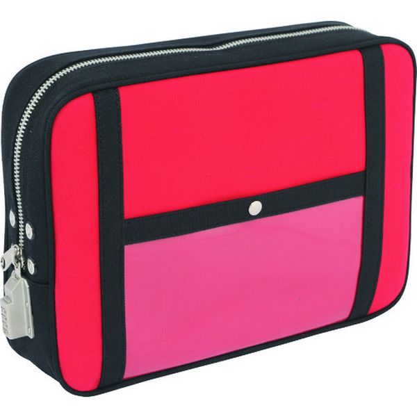 【メーカー在庫あり】 PLLSED02 三栄産業(株) SANEI 帆布メール用ポーチ(LL)SED-1錠付 赤 PLL-SED-02 J..