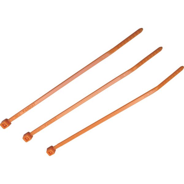 【メーカー在庫あり】 PLT4SC3 ナイロン結束バンド 4.8×368×1.3 橙 100本入 PLT4S-C3 JP店