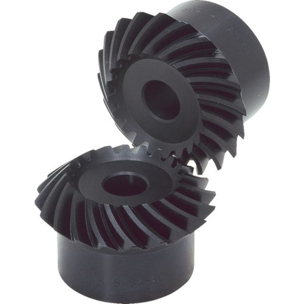 ・スパイラルマイタの普及品としてモジュール、歯数が多く取り揃い、応用性があります。・動力伝達用歯車。・モジュール：3・歯数：20・基準円直径(mm)：φ60・組立距離(mm)：58・穴径(mm)：φ16・全長(mm)：39.6・歯幅(mm)：15・形状：B3・ねじれ角：-35・歯先円直径(mm)：φ63.72・ねじれ方向：R・ボス径(mm)：φ50・ボス長さ(mm)：23・穴長さ(mm)：35・歯数比：1・おさえ面径：31.57・歯車精度：JISB1704：1978：4級・歯形：グリーソン・圧力角：20°・熱処理：歯面高周波焼入れ・表面処理：黒染・歯面仕上げ：切削・歯切基準面：穴・追加工可否：可能・S45C・1個の販売でありセット販売ではございません。・生産国 日本・質量 0.520kg・コード：856-6315 ・品目：SMS320RSMS3-20R楽天 JP店